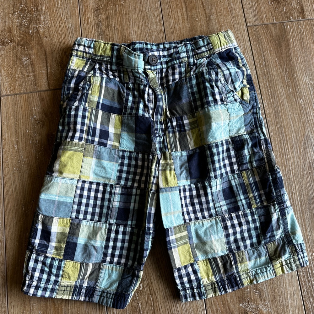 Gymboree Boys Patchwork Shorts Size 10